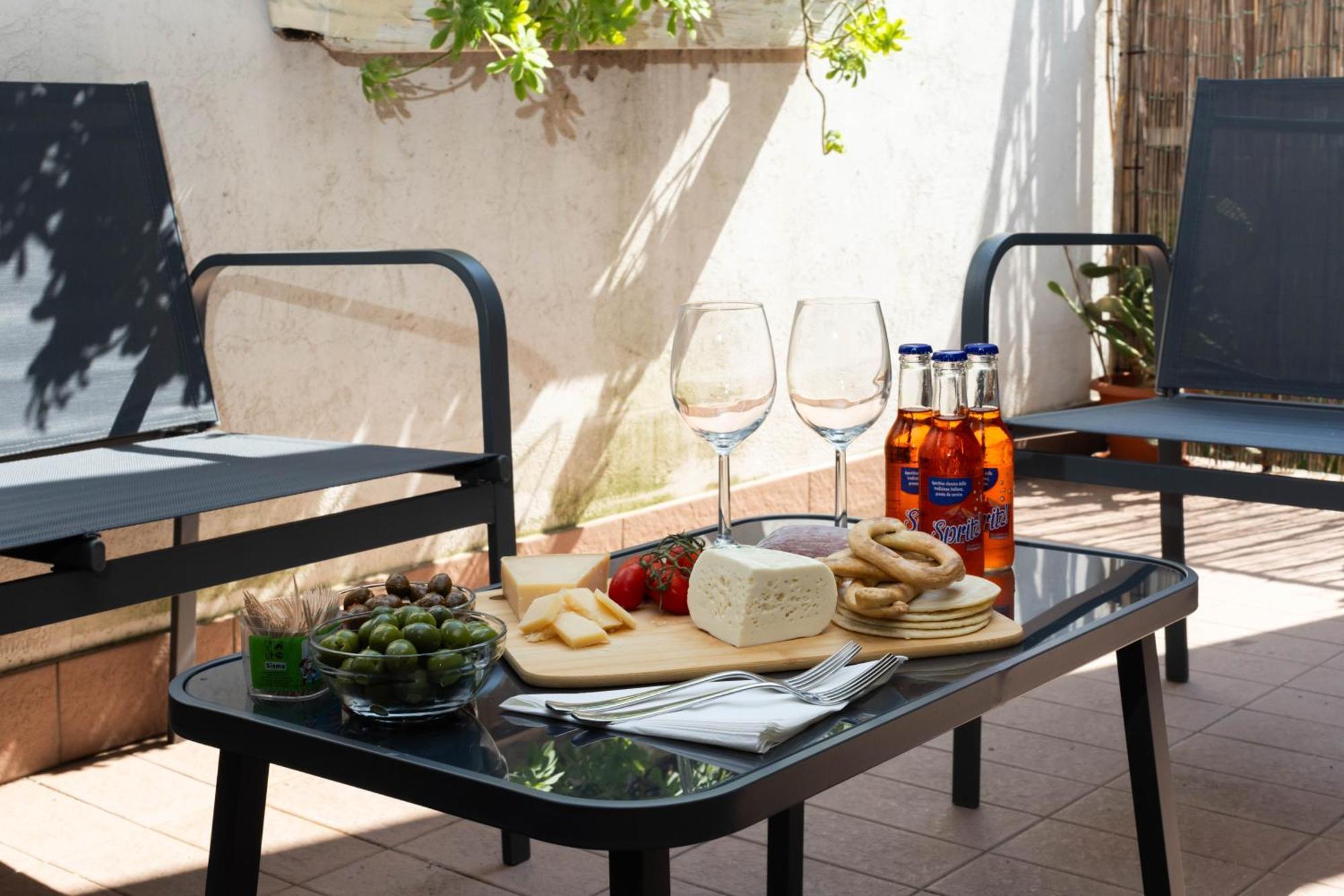 Terrace Con Parcheggio Incluso Appartement