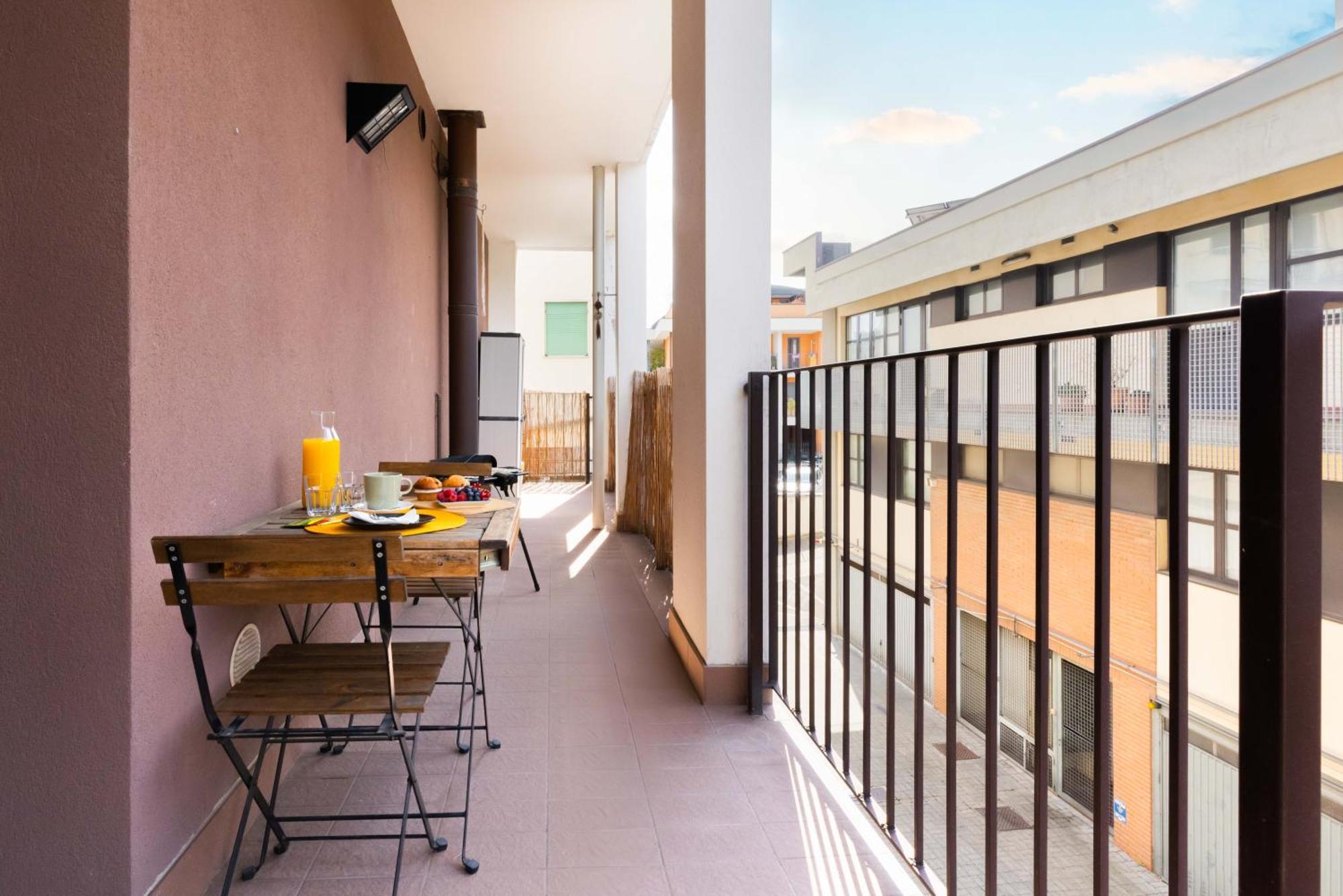 Terrace Con Parcheggio Incluso Appartement Milan