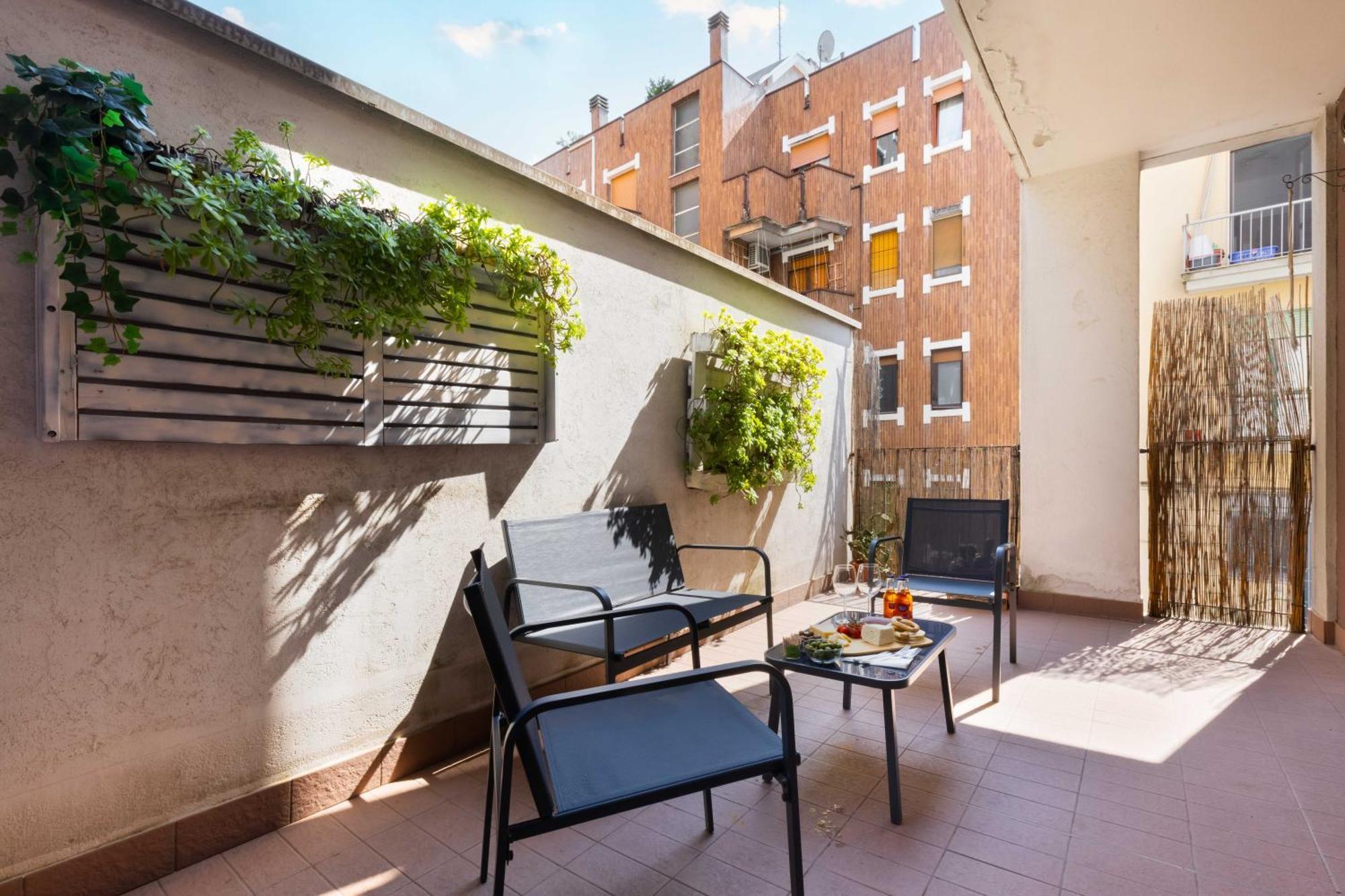 Terrace Con Parcheggio Incluso